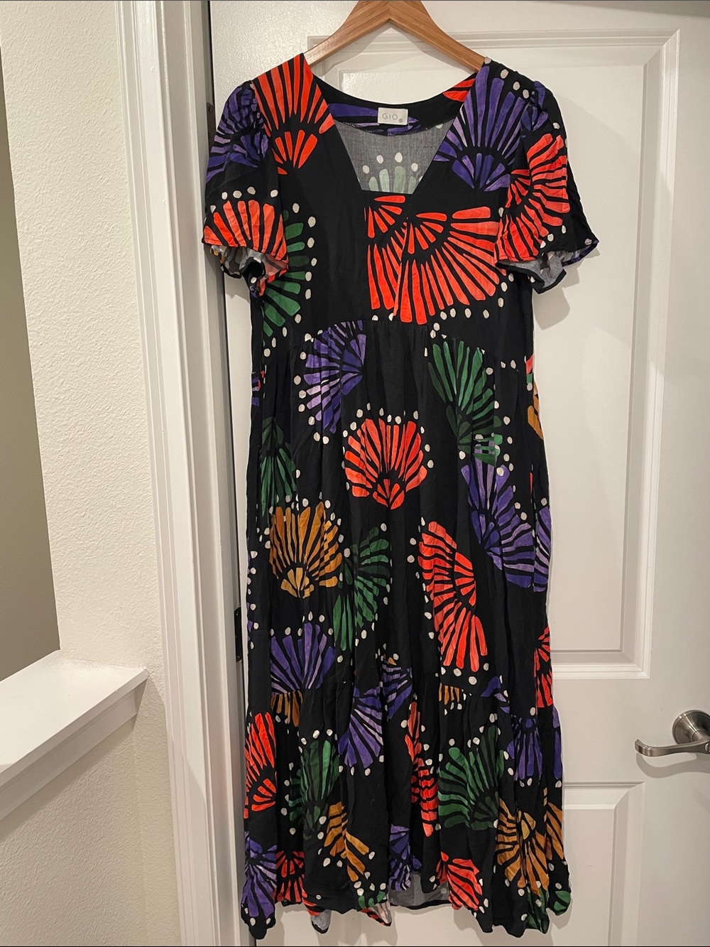 Gio maxi or midi dress large